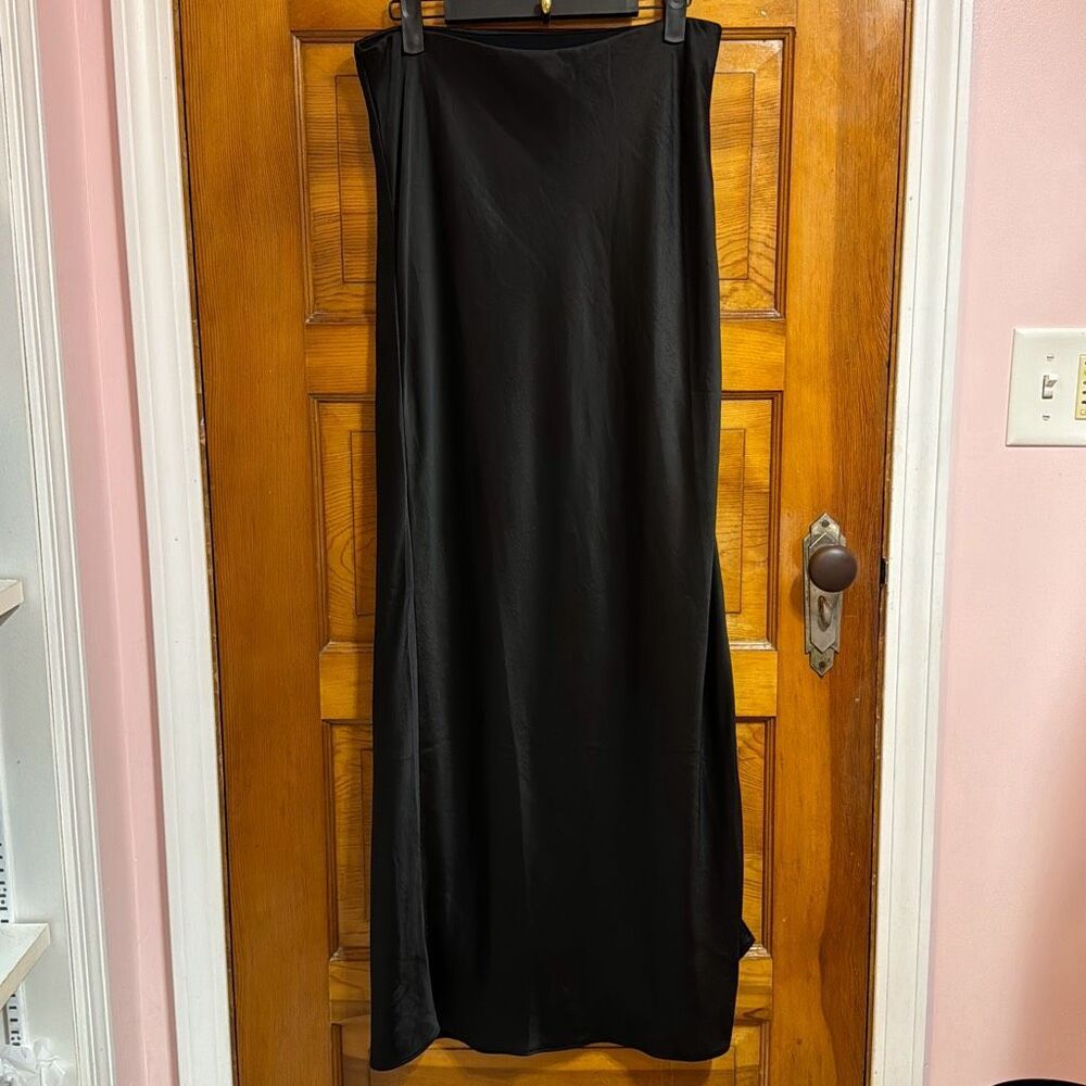 Madewell Black Maxi Skirt Long Slip Women’s US 4